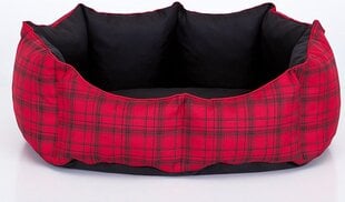 Hobbydog лежак New York, M, Red Square, 50x40 см цена и информация | Лежаки, домики | 220.lv