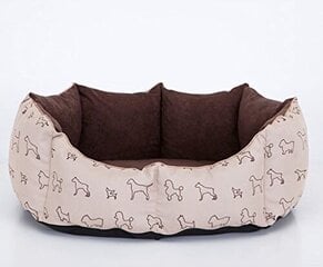 Hobbydog лежак New York, M, Beige Dogs, 50x40 см цена и информация | Лежаки, домики | 220.lv