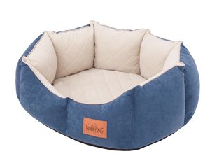 Hobbydog лежак New York Premium, M, Blue, 53x45 см цена и информация | Лежаки, домики | 220.lv