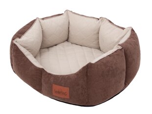 Hobbydog лежак New York Premium, M, Brown, 53x45 см цена и информация | Лежаки, домики | 220.lv