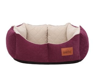 Hobbydog guļvieta New York Premium, M, Bordo, 53x45 cm cena un informācija | Suņu gultas, spilveni, būdas | 220.lv