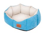 Hobbydog лежак New York Premium, L, Sky Blue, 60x52 см