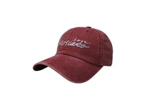 Unisex cepure ar nagu be Snazzy Love Moscato 56-60, sarkana cena un informācija | Vīriešu cepures, šalles, cimdi | 220.lv