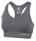 Sporta krūšturis sievietēm Stark Soul® seamless microfiber sport bustier, pelēks cena un informācija | Sporta apģērbs sievietēm | 220.lv