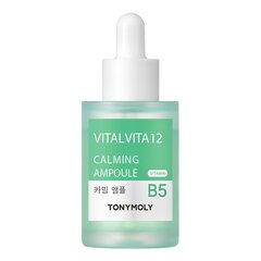 Nomierinoša ampula Tonymoly Vital Vita 12 Calming Ampoule, 30 ml cena un informācija | Serumi sejai, eļļas | 220.lv