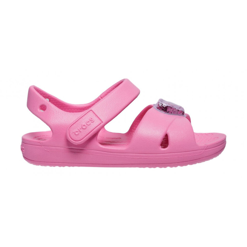 Crocs™ Classic Cross Strap Charm Sandal T cena un informācija | Bērnu sandales | 220.lv