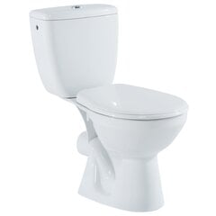 WC pods CERSANIT MITO ar tvertni 3/6l, ūdens padeve no sāniem, horizontāls izvads cena un informācija | Tualetes podi | 220.lv