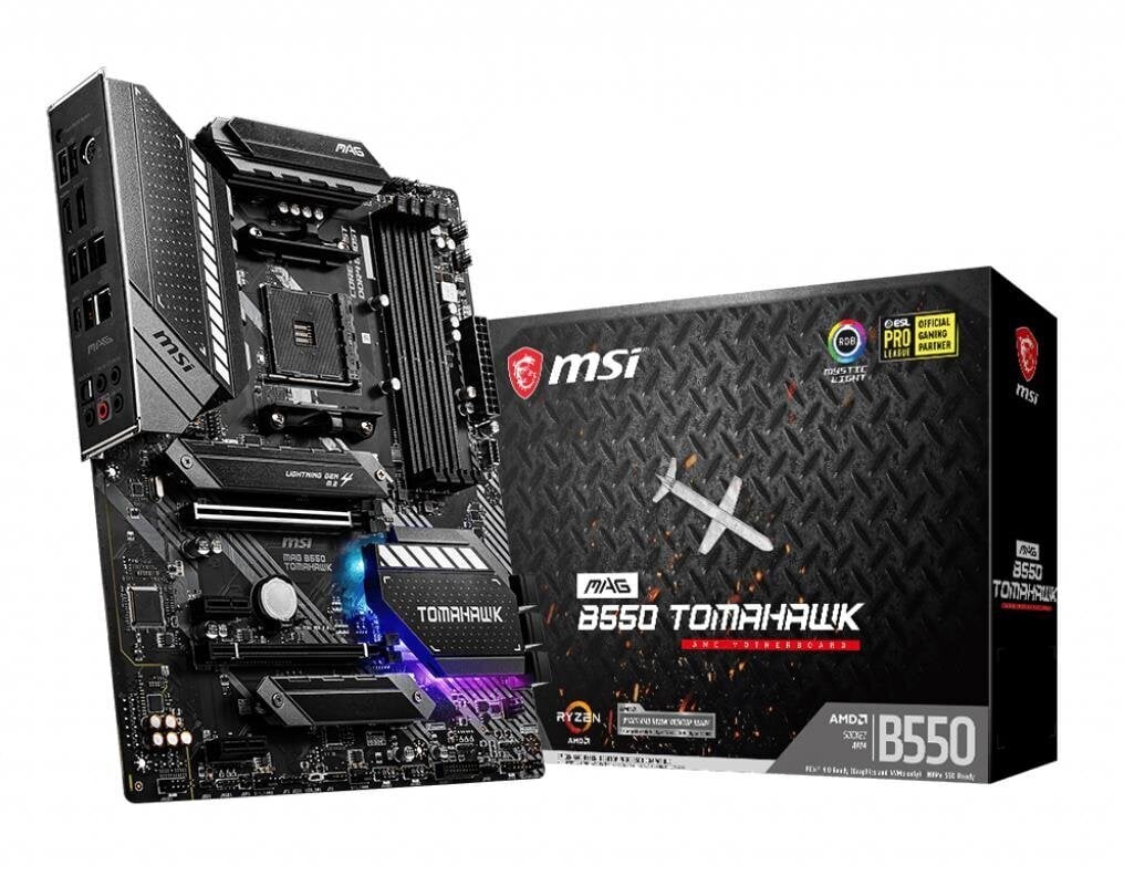 MSI Mag B550 Tomahawk cena un informācija | Mātesplates | 220.lv