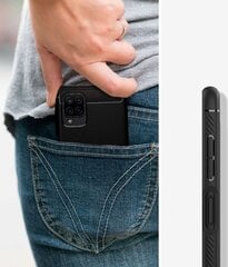 Силиконовый чехол Spigen Matt для Samsung Galaxy A12, черный цена и информация | Чехлы для телефонов | 220.lv