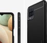 Samsung Galaxy A12 vāciņš Spigen Matte , melns cena un informācija | Telefonu vāciņi, maciņi | 220.lv