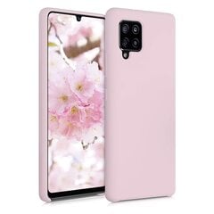 Telefona vāciņš Silicone Soft Flexible priekš Samsung Galaxy A42 5G, rozā cena un informācija | Telefonu vāciņi, maciņi | 220.lv