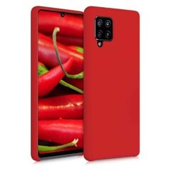 Telefona vāciņš Silicone Soft Flexible priekš Samsung Galaxy A42 5G, sarkans цена и информация | Чехлы для телефонов | 220.lv