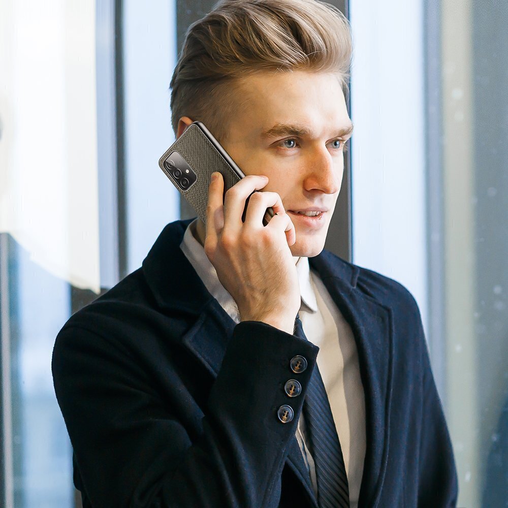 Telefona maciņš Dux Ducis Fino для Samsung Galaxy A72, zaļš cena un informācija | Telefonu vāciņi, maciņi | 220.lv