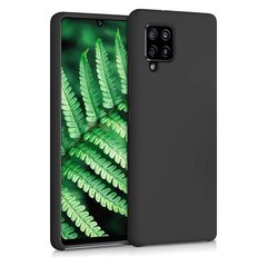 Telefona vāciņš Silicone Soft Flexible priekš Samsung Galaxy A42 5G, melns цена и информация | Чехлы для телефонов | 220.lv