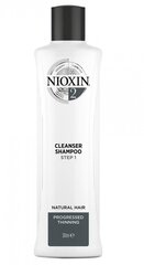Шампунь для выпадающих волос и кожи головы Nioxin System 2 Cleanser 300 мл цена и информация | Шампуни | 220.lv