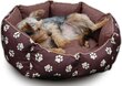 Hobbydog guļvieta New York, M, Grey/Blue Flowers, 50x40 cm цена и информация | Suņu gultas, spilveni, būdas | 220.lv
