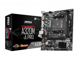 MSI A320M-A Pro цена и информация | Материнские платы | 220.lv