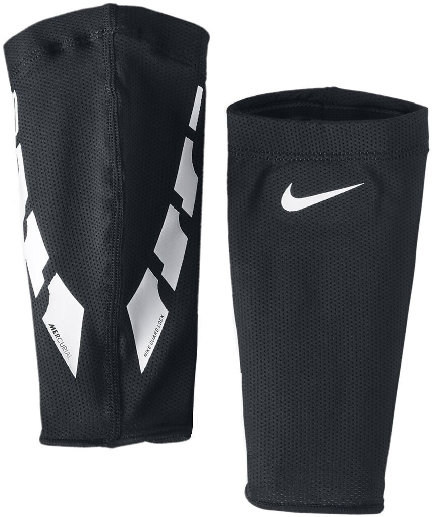 Aizsargi NikeNK Guard Lock Elite Sleeve Black, melni cena un informācija | Futbola formas un citas preces | 220.lv
