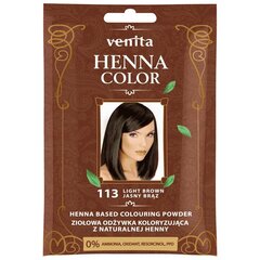 Matu krāsojošais kondicionieris Venita Henna Color, 113 Jasny Brąz, 25 g cena un informācija | Matu kondicionieri, balzāmi | 220.lv