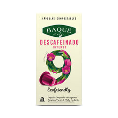 Kompostējamas kafijas kapsulas "Baque Intense decaf." Nespresso®* automātiem, 10 gab. cena un informācija | Kafija, kakao | 220.lv