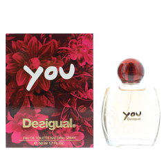 Tualetes ūdens Desigual You EDT sievietēm 50 ml cena un informācija | Desigual Smaržas, kosmētika | 220.lv