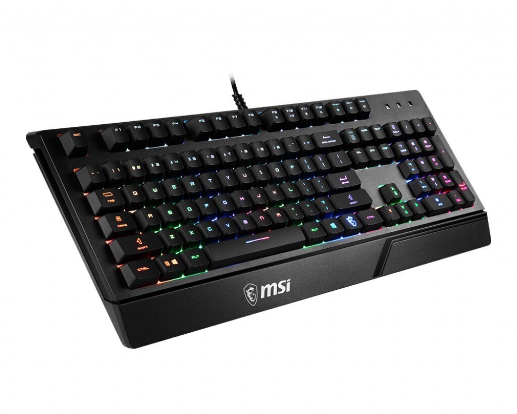 Vadu tastatūra MSI Vigor GK20, melna цена и информация | Klaviatūras | 220.lv