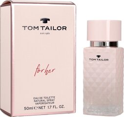 Туалетная вода Tom Tailor For Her EDT для женщин 50 мл цена и информация | Tom Tailor Духи, косметика | 220.lv