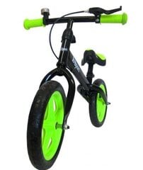 Balansēšanas velosipēds R4 R-Sport, melns/zaļš cena un informācija | Balansa velosipēdi | 220.lv