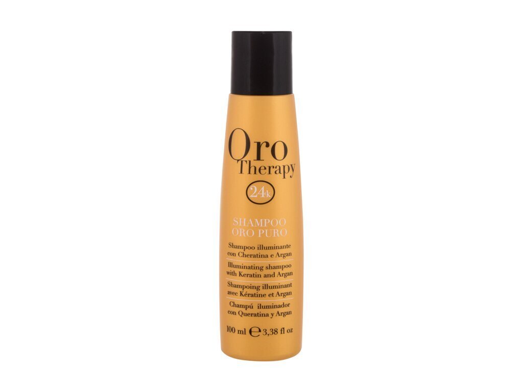 Oro Therapy Oro Puro izgaismojošs šampūns ar keratīnu un arganu 100 ml cena un informācija | Šampūni | 220.lv