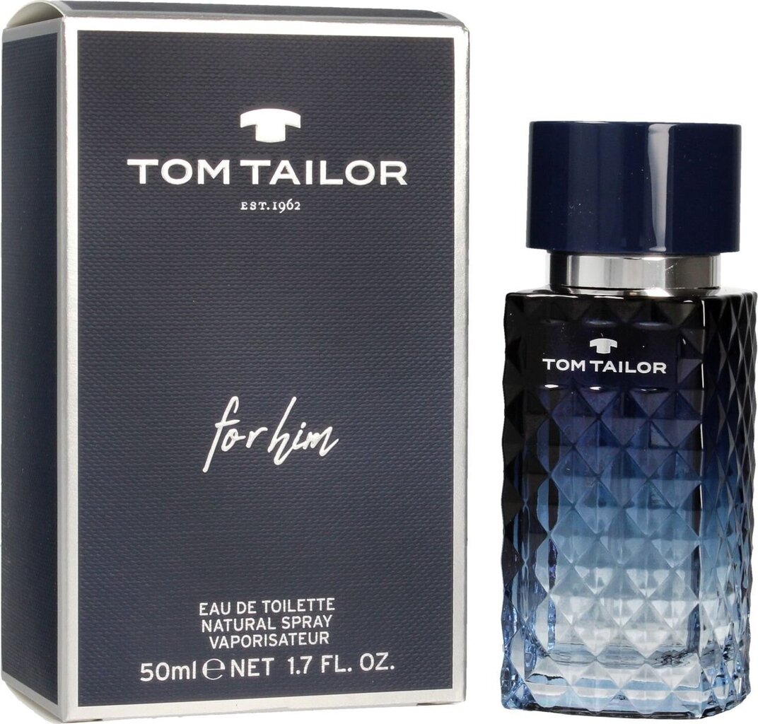 Tualetes ūdens Tom Tailor For Him EDT vīriešiem 50 ml cena un informācija | Vīriešu smaržas | 220.lv