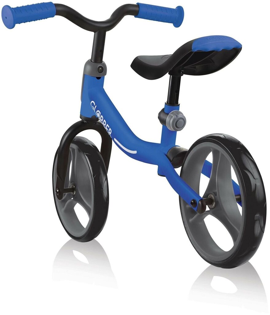 Balansa velosipēds Globber Go Bike, melns/zils, 610-100 cena un informācija | Balansa velosipēdi | 220.lv