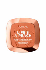 Vaigu sārtums L'Oreal Paris Life's A Peach, 9 g цена и информация | Бронзеры (бронзаторы), румяна | 220.lv