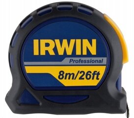 Mērlente «IRWIN» PROFESSIONAL 8 m cena un informācija | Rokas instrumenti | 220.lv