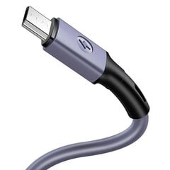 USB/Micro USB vads USAMS, violets, 100 cm cena un informācija | Savienotājkabeļi | 220.lv