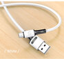 USB/Micro USB vads USAMS, balts, 100 cm cena un informācija | Savienotājkabeļi | 220.lv