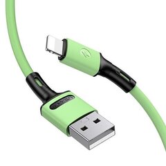 USB/Lightning vads USAMS, zaļš, 100 cm cena un informācija | Savienotājkabeļi | 220.lv