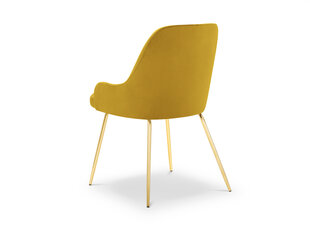 Krēsls Micadoni Home Cadiz, dzeltens cena un informācija | Virtuves un ēdamistabas krēsli | 220.lv