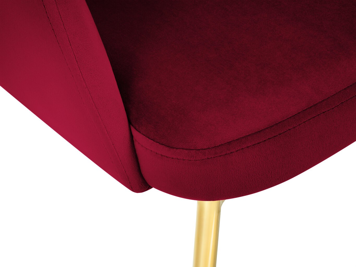 Krēsls Micadoni Home Chaya, sarkans cena un informācija | Virtuves un ēdamistabas krēsli | 220.lv