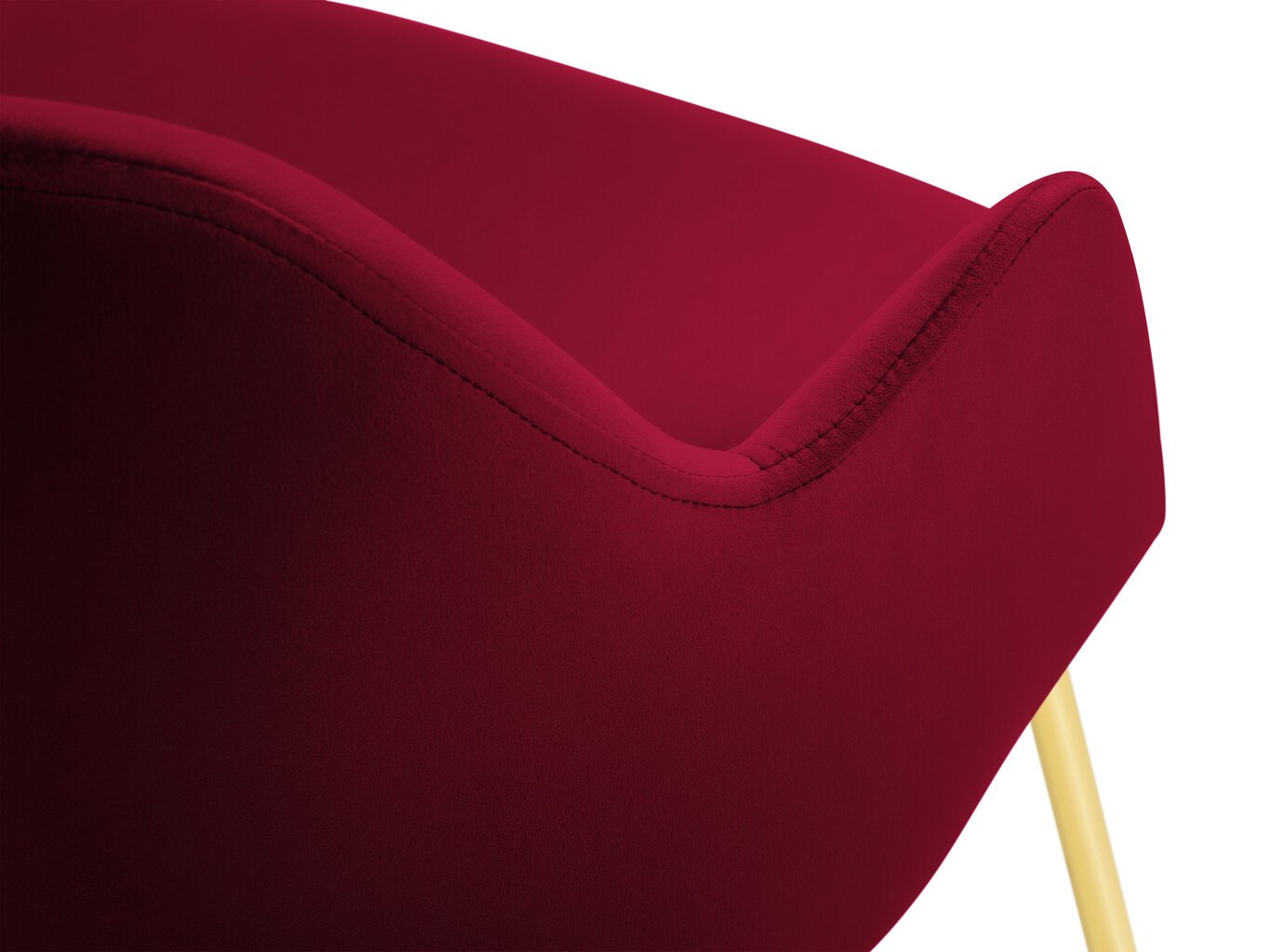 Krēsls Micadoni Home Chaya, sarkans cena un informācija | Virtuves un ēdamistabas krēsli | 220.lv