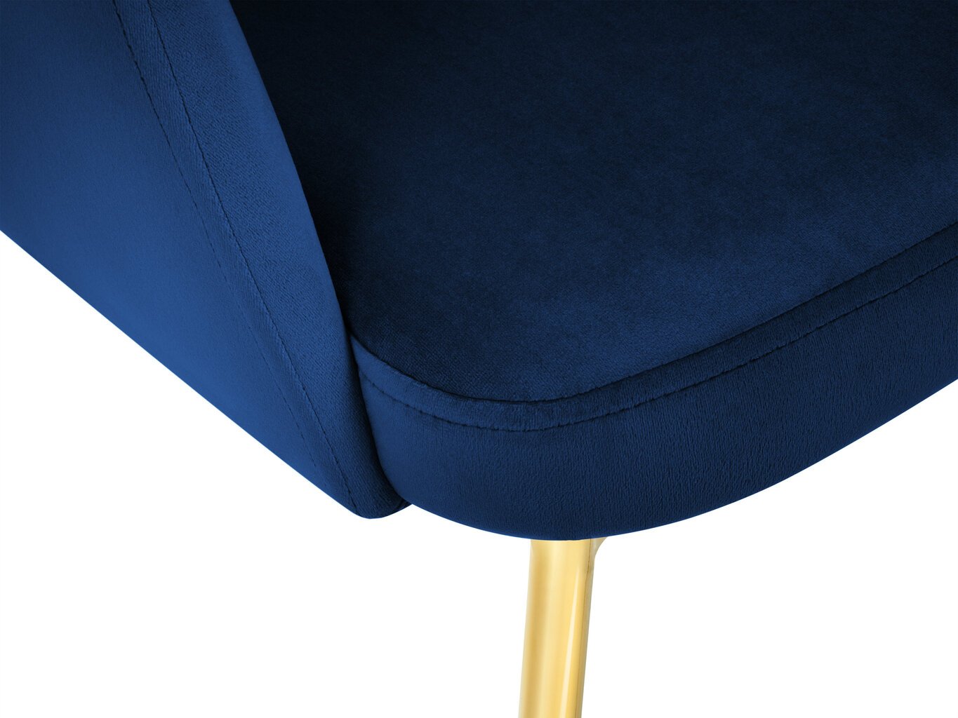 Krēsls Micadoni Home Chaya, tumši zils cena un informācija | Virtuves un ēdamistabas krēsli | 220.lv