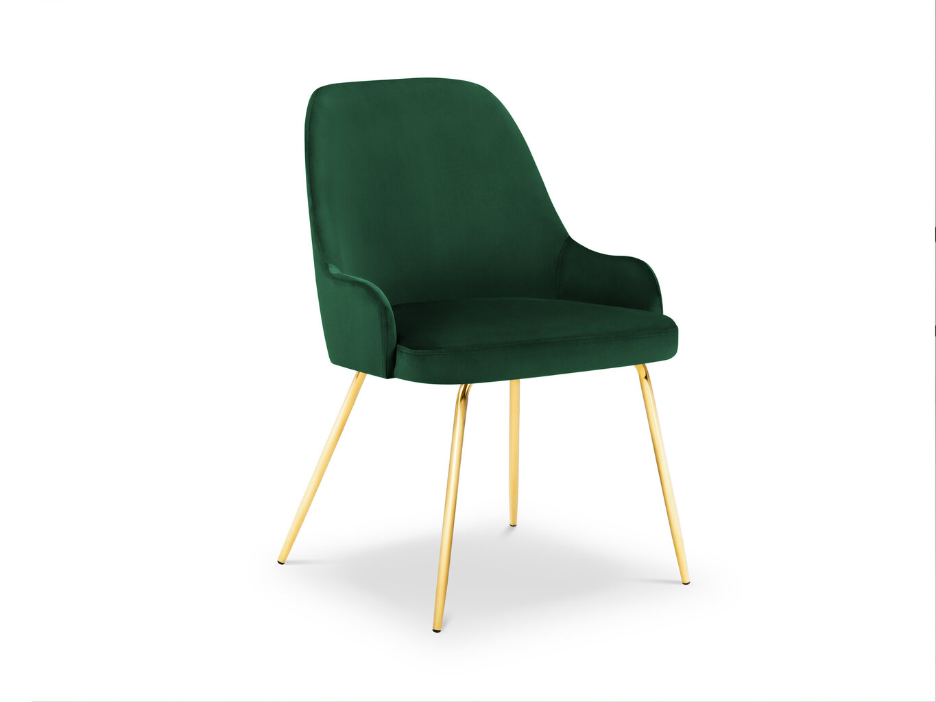 Krēsls Micadoni Home Cadiz, tumši zaļš cena un informācija | Virtuves un ēdamistabas krēsli | 220.lv
