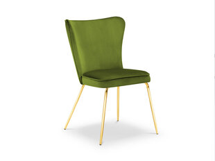 Krēsls Micadoni Home Ari, zaļš cena un informācija | Virtuves un ēdamistabas krēsli | 220.lv