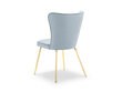 Krēsls Micadoni Home Ari, gaiši zils cena un informācija | Virtuves un ēdamistabas krēsli | 220.lv
