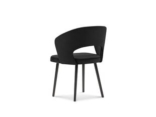 Krēsls Micadoni Home Goa, melns cena un informācija | Virtuves un ēdamistabas krēsli | 220.lv