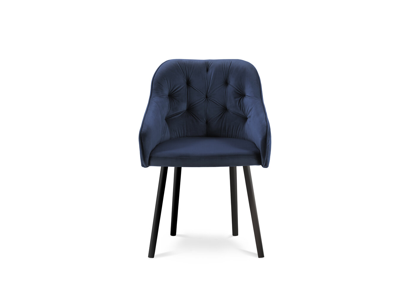Krēsls Micadoni Home Nissi, tumši zils cena un informācija | Virtuves un ēdamistabas krēsli | 220.lv