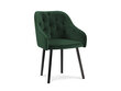 Krēsls Micadoni Home Nissi, tumši zaļš cena un informācija | Virtuves un ēdamistabas krēsli | 220.lv