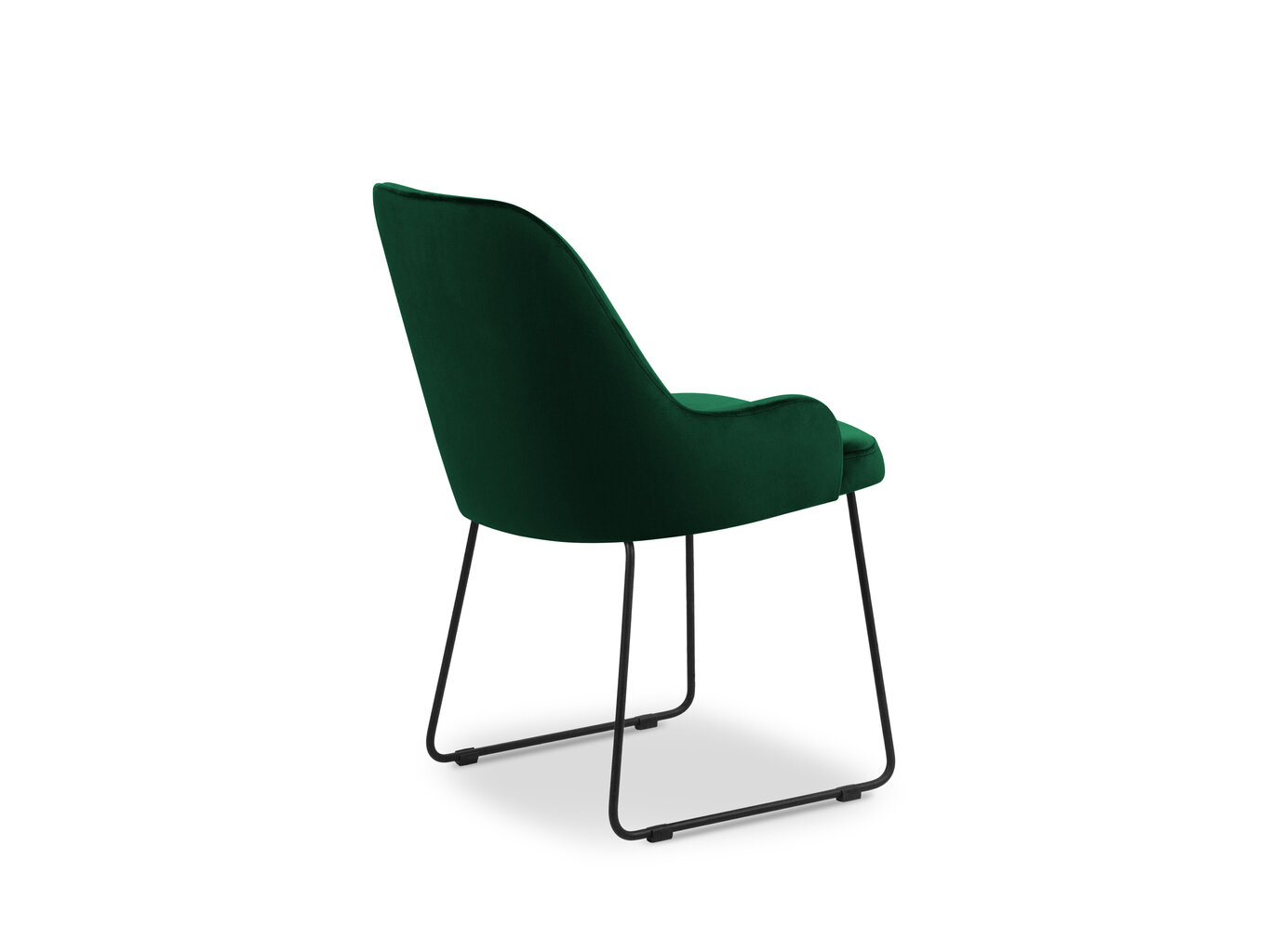 Krēsls Micadoni Home Olivine, tumši zaļš cena un informācija | Virtuves un ēdamistabas krēsli | 220.lv