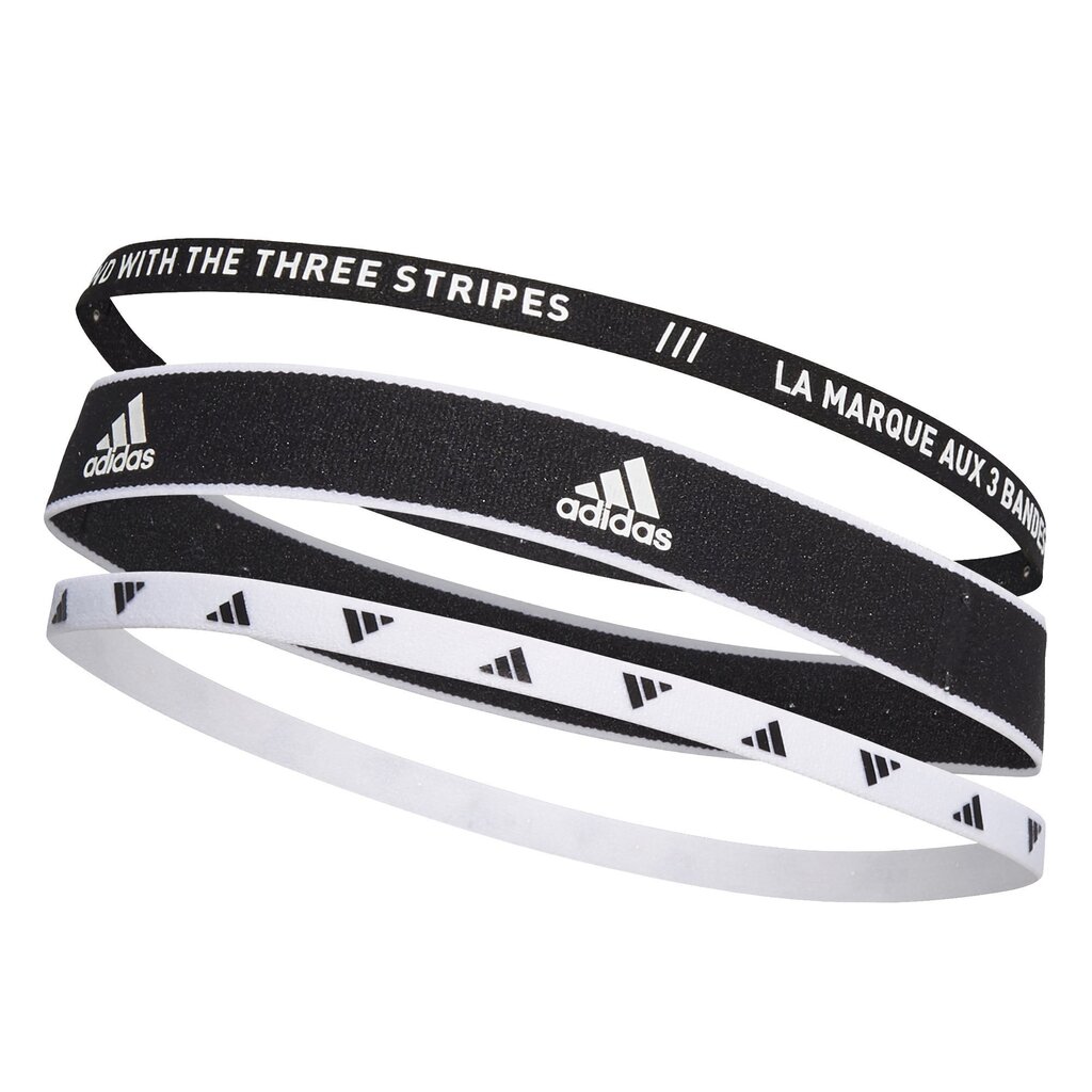 adidas Training Headbands 3 Per Pack cena un informācija | Vīriešu cepures, šalles, cimdi | 220.lv