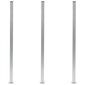 vidaXL žoga stabi, 3 gab., alumīnijs, 185 cm cena un informācija | Žogi un piederumi | 220.lv