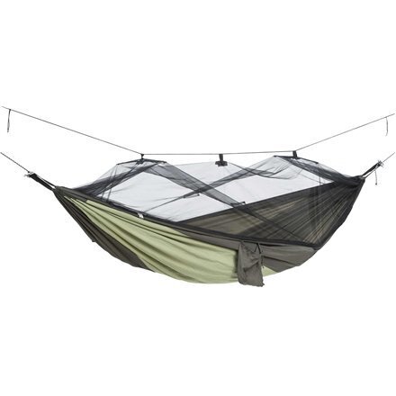 Tūristu šūpuļtīkls ar tīklu no kukaiņiem Amazonas Moskito Traveller Thermo AZ-1030230, 140x275 cm, zaļš цена и информация | Citas tūrisma preces | 220.lv